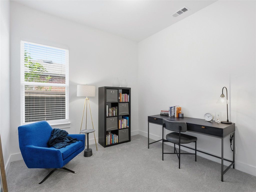 Front exterior twilight view